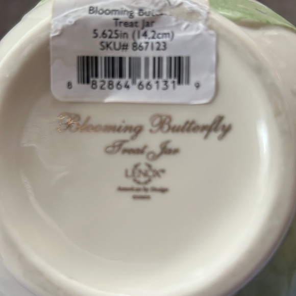 Lenox Blooming Butterfly Treat Jar - Picture 6 of 6
